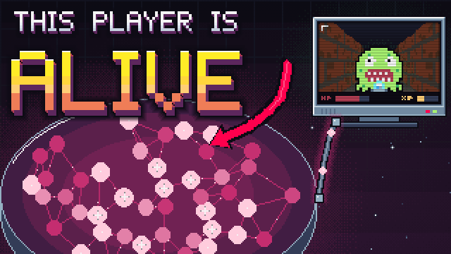 Video thumbnail: This player is alive. Neurons in a dish next to a screen running DOOM.